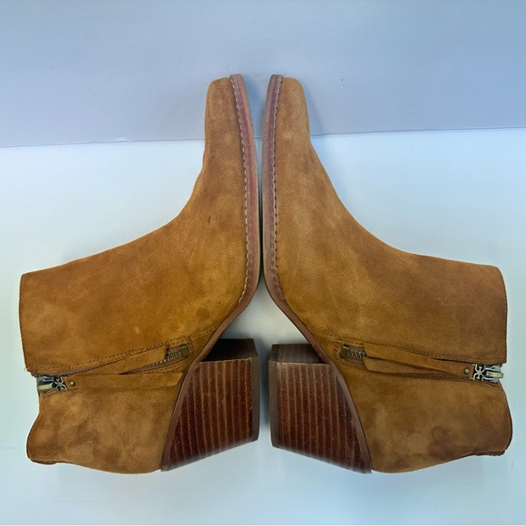 Sam Edelman Brown Suede Ankle Boots - Picture 5 of 9
